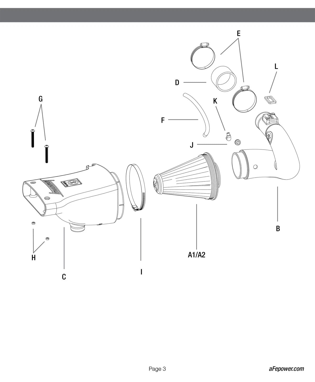 aFe Takeda Momentum Cold Air Intake Stage 2 | Honda CR-Z 11-12 1.5L (TM-1016B-1)