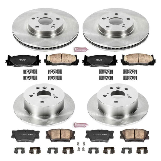 PowerStop Brake Kit | 2007–2012 Lexus ES350 (KOE2822)