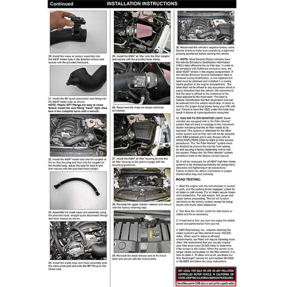 K&N 2019 Chevrolet / GMC 1500 V8-5.3/6.2L F/I AirCharger Performance Intake | Chevrolet / GMC 1500 (19) (63-3109)