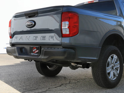 aFe 2.5-3in Vulcan Series Cat-Back Exhaust w/ SS Black Tip | Ford Ranger L4-2.3L (24+) (49-33148-B)
