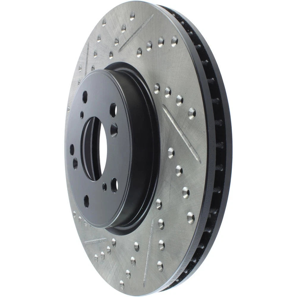 StopTech 127.40086R Front Right Drilled Disc Brake Rotor for 13-20 Honda Accord