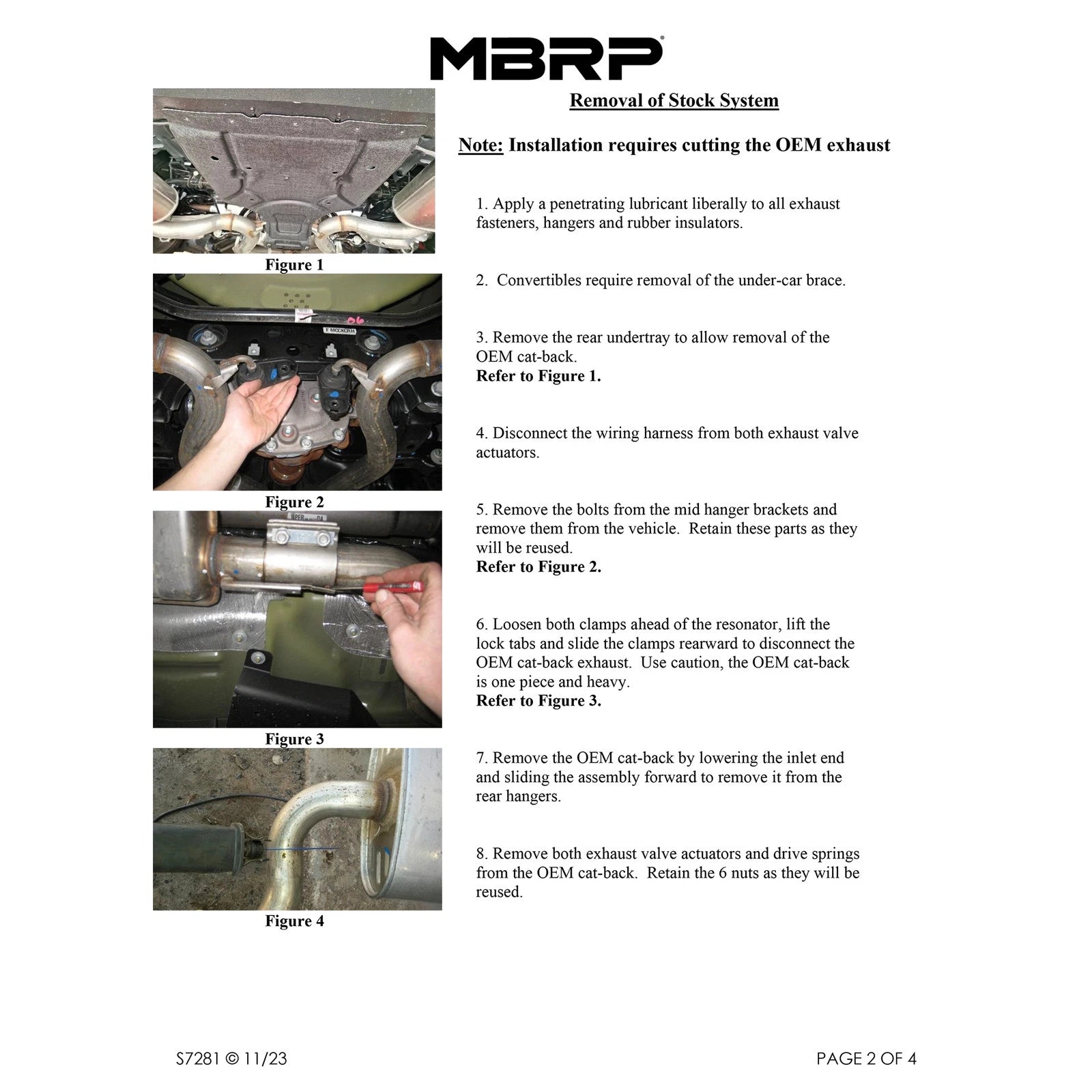 MBRP T304 SS 2.5in Axle-Back Dual Exhaust | Ford Mustang Mach-E/S650 (S72813CF)