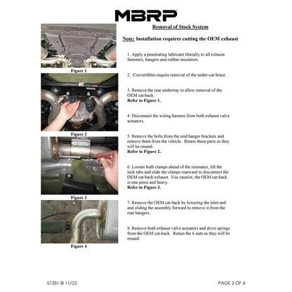 MBRP T304 SS 2.5in Axle-Back Dual Exhaust | Ford Mustang Mach-E/S650 (S72813CF)