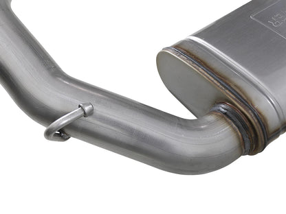 aFe 3in 409 Stainless Steel Axle-Back Hi-Tuck Exhaust System | Jeep Wrangler JL 18-20 (49-48080)