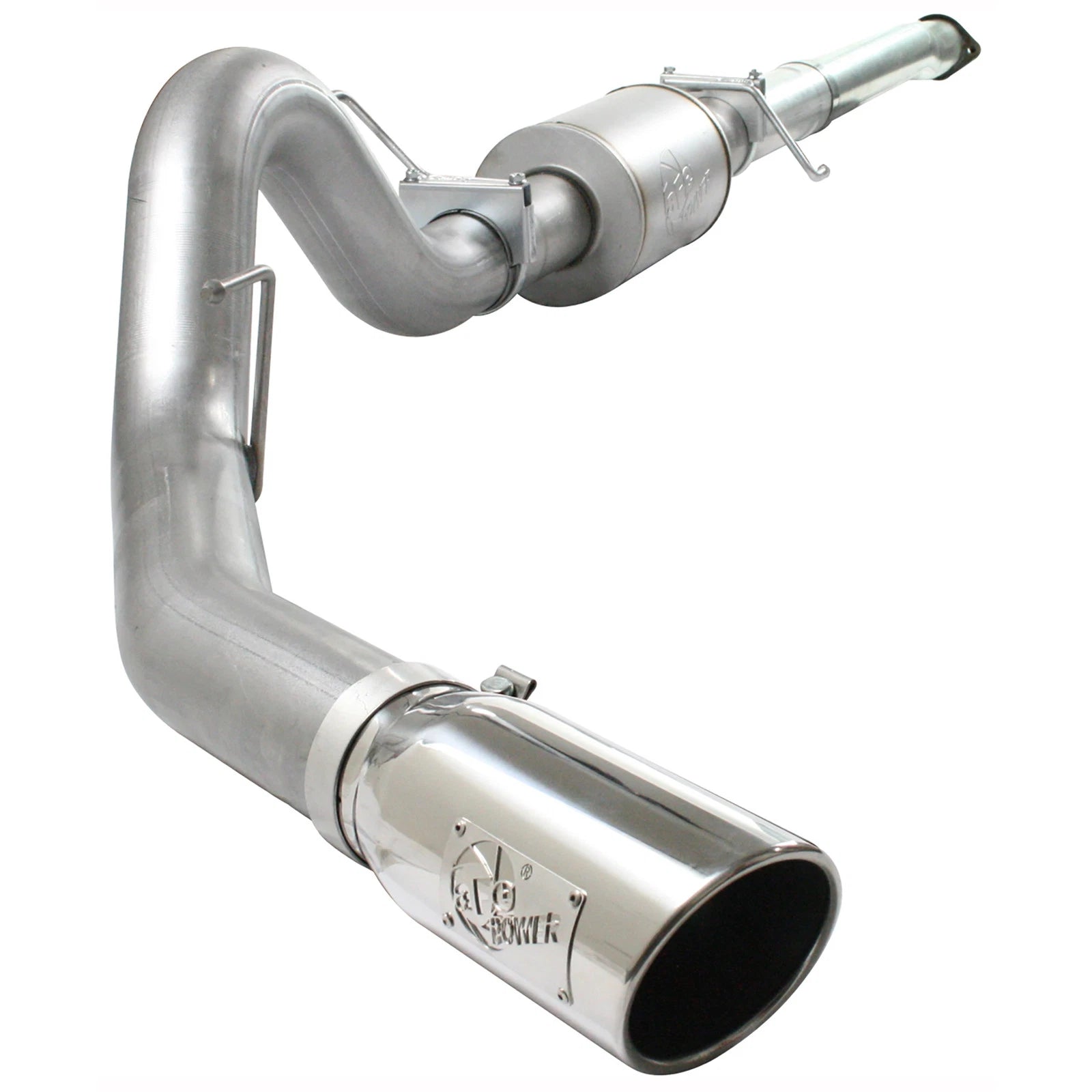 aFe 4in Aluminized Steel Cat-Back Exhaust | Ford F-150 V6 3.5L (11-13) (49-03041-P)