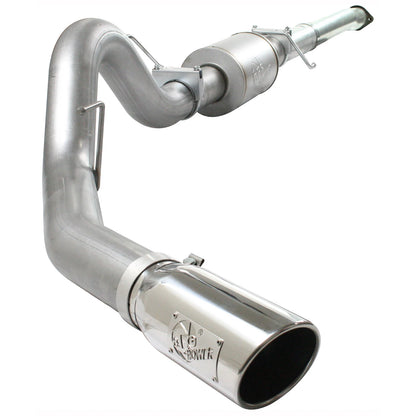 aFe 4in Aluminized Steel Cat-Back Exhaust | Ford F-150 V6 3.5L (11-13) (49-03041-P)