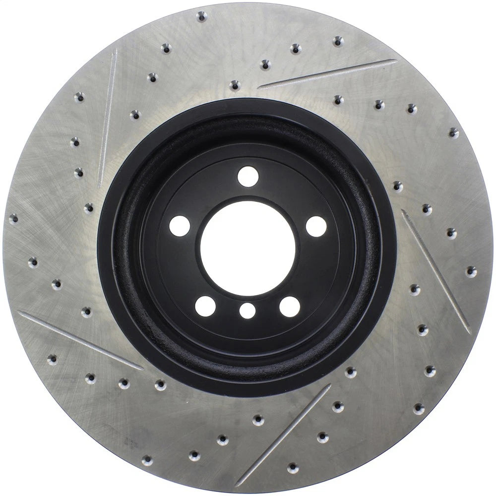 StopTech 127.34144L Front Left Drilled Brake Rotor for 2013-16 335i / 17-20 440i