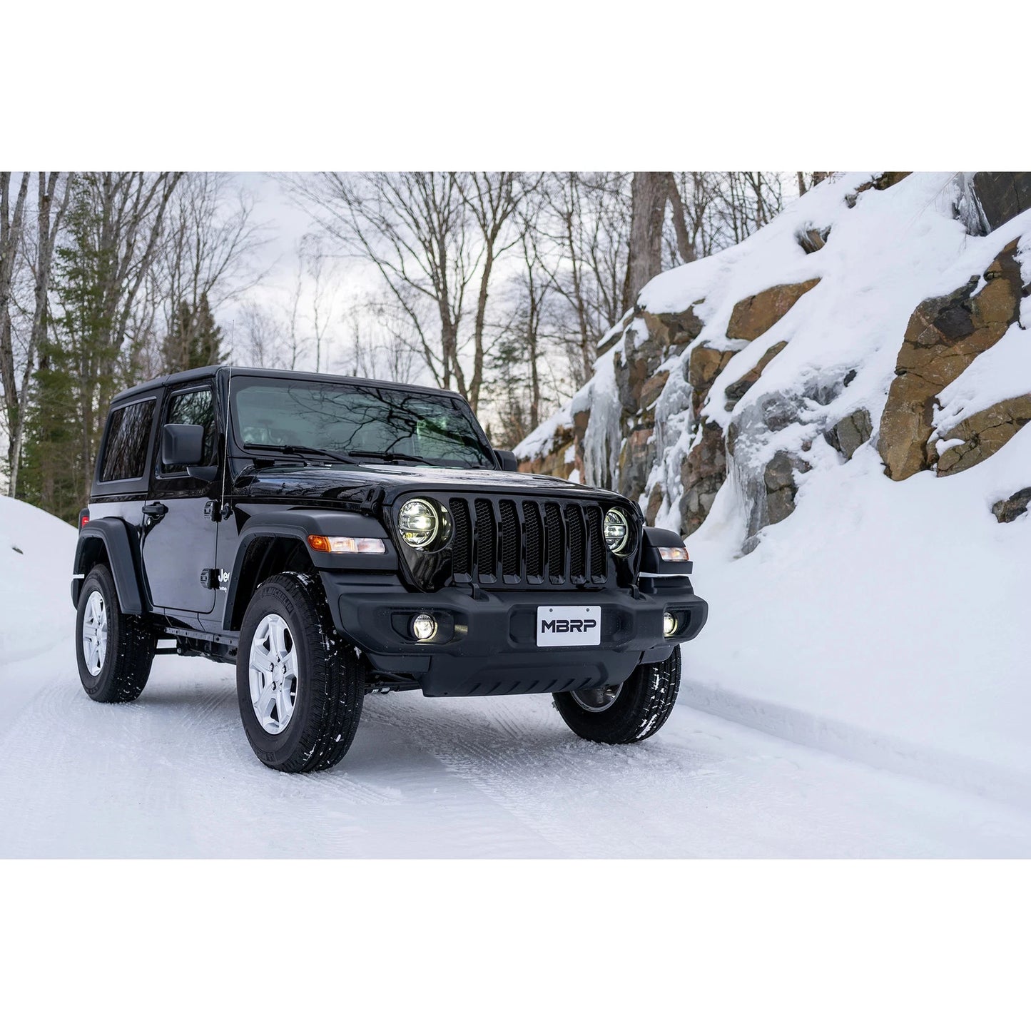 MBRP 2.5in Single Rear Exit High Clearance Cat-Back | Jeep Wrangler JL (18-20) (S5533304)