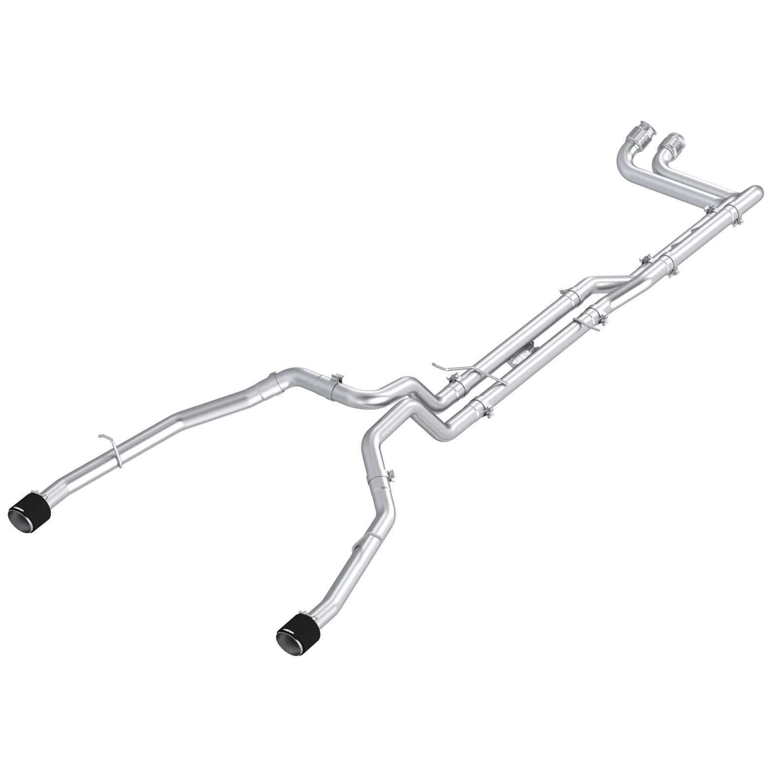 MBRP 3in Dual Split Rear Cat Back | RAM RHO (25) (S51573CF)