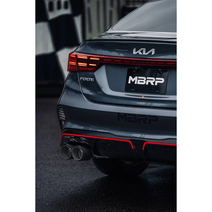 MBRP Axle-Back Dual Split Exhaust | Kia Forte GT 19-26 (2.5in T304 SS) (S47113CF)
