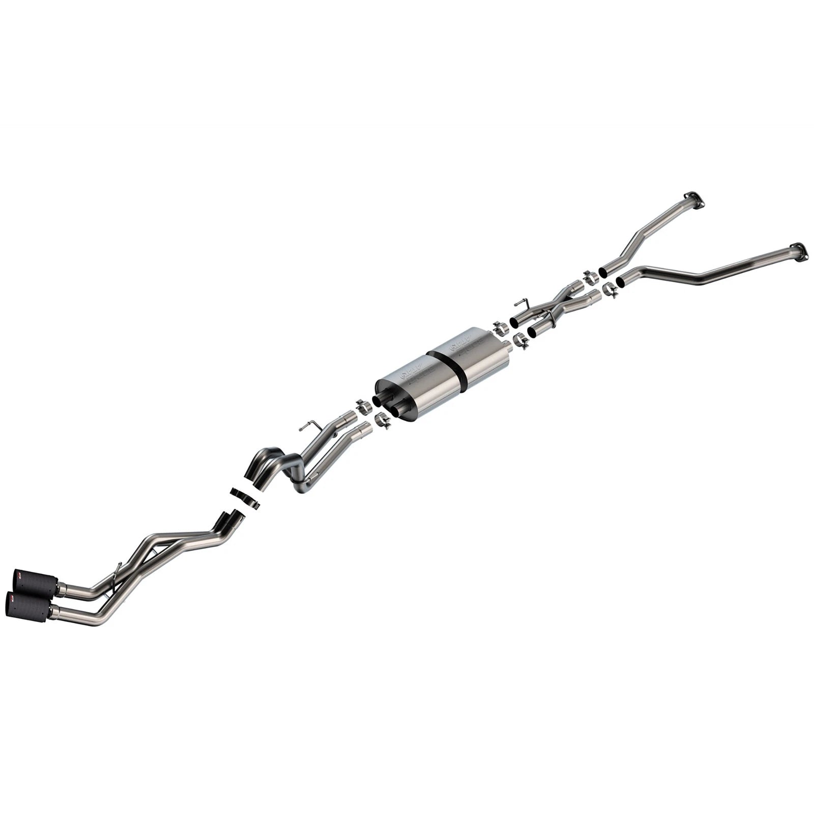 Borla 22-24 Toyota Tundra 3.4L V6 Hybrid Ext. Cab/STD Bed 145.7in WB ATAK Cat-Back | Toyota Tundra (22-24) (CFBA)
