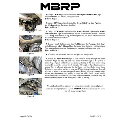 MBRP 2.5in Turn Down 3in Cat Back | Chevrolet Silverado/Sierra ZR2/AT4X 6.2L (22-23) (S5006304)