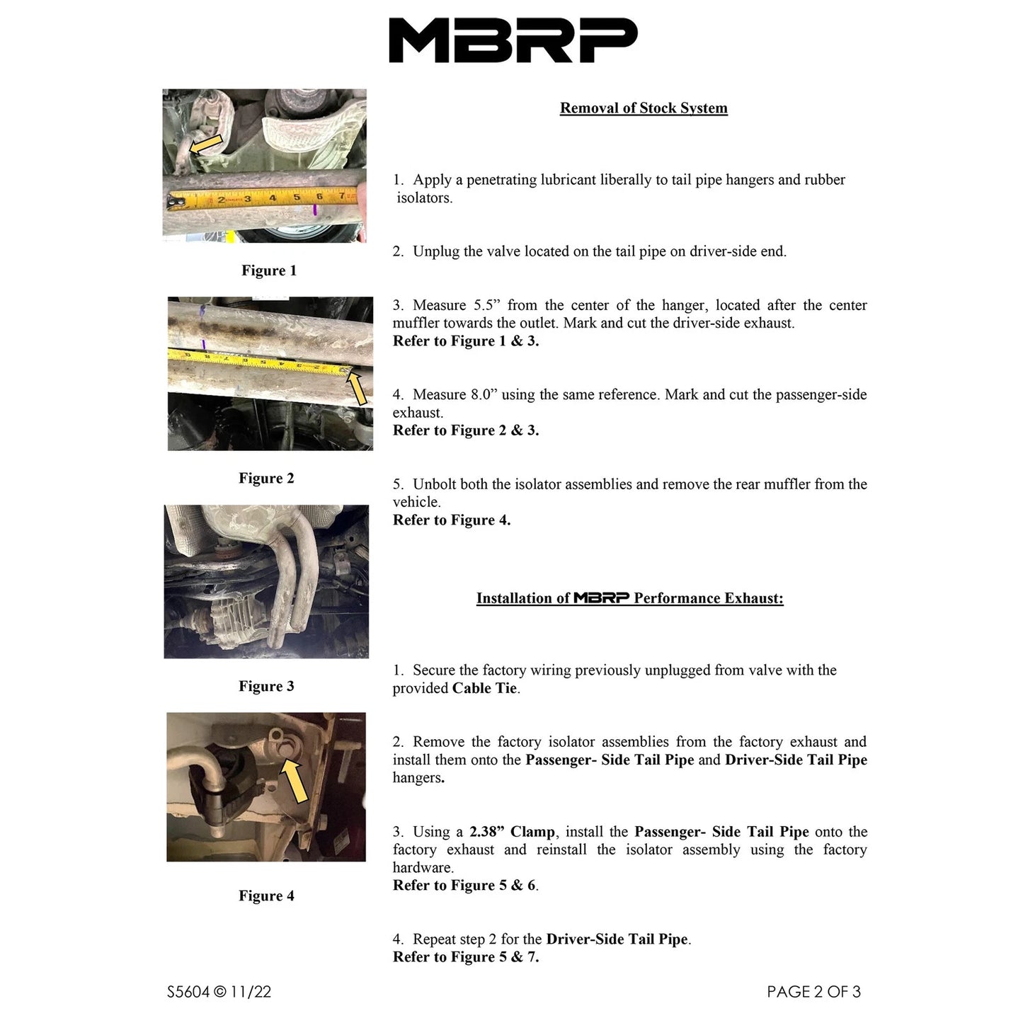 MBRP 2.5in Axle-Back Dual Rear Exit Exhaust | Audi SQ5 3.0T (18-21) T304 (S5604304)