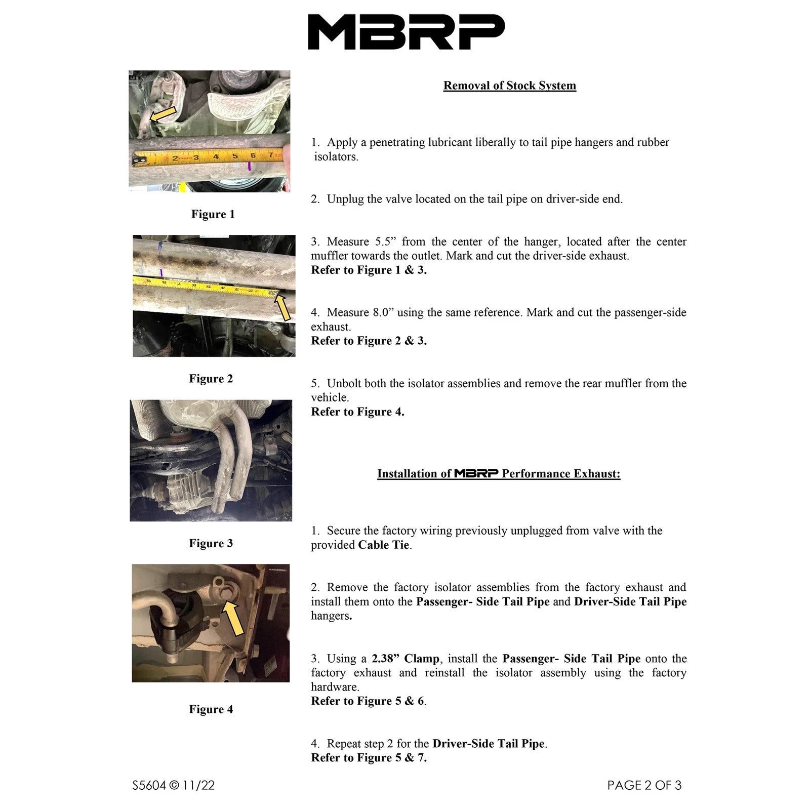 MBRP 2.5in Axle-Back Dual Rear Exit Exhaust | Audi SQ5 3.0T (18-21) T304 (S5604304)