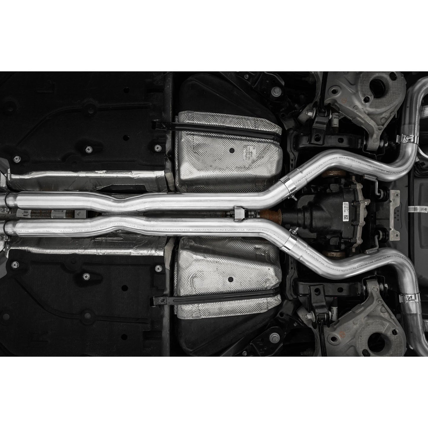MBRP Armor Pro 3in T304 SS Cat-Back Dual Split Exhaust | Ford Mustang 5.0L (24+) (S7282304)