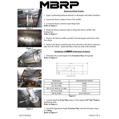 MBRP 3in Aluminized Steel Cat-Back Exhaust w/ Dual Split Side Exit | Ford F150 21+ (S5213AL)