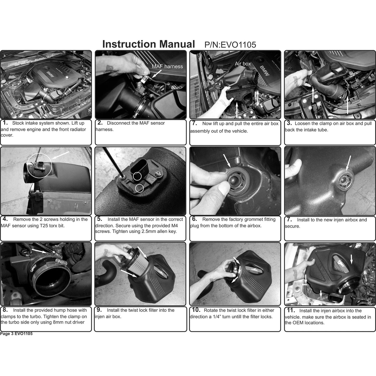 Injen Evolution Intake | BMW 340/440/M140/M240 3.0T (11-19) (EVO1105)