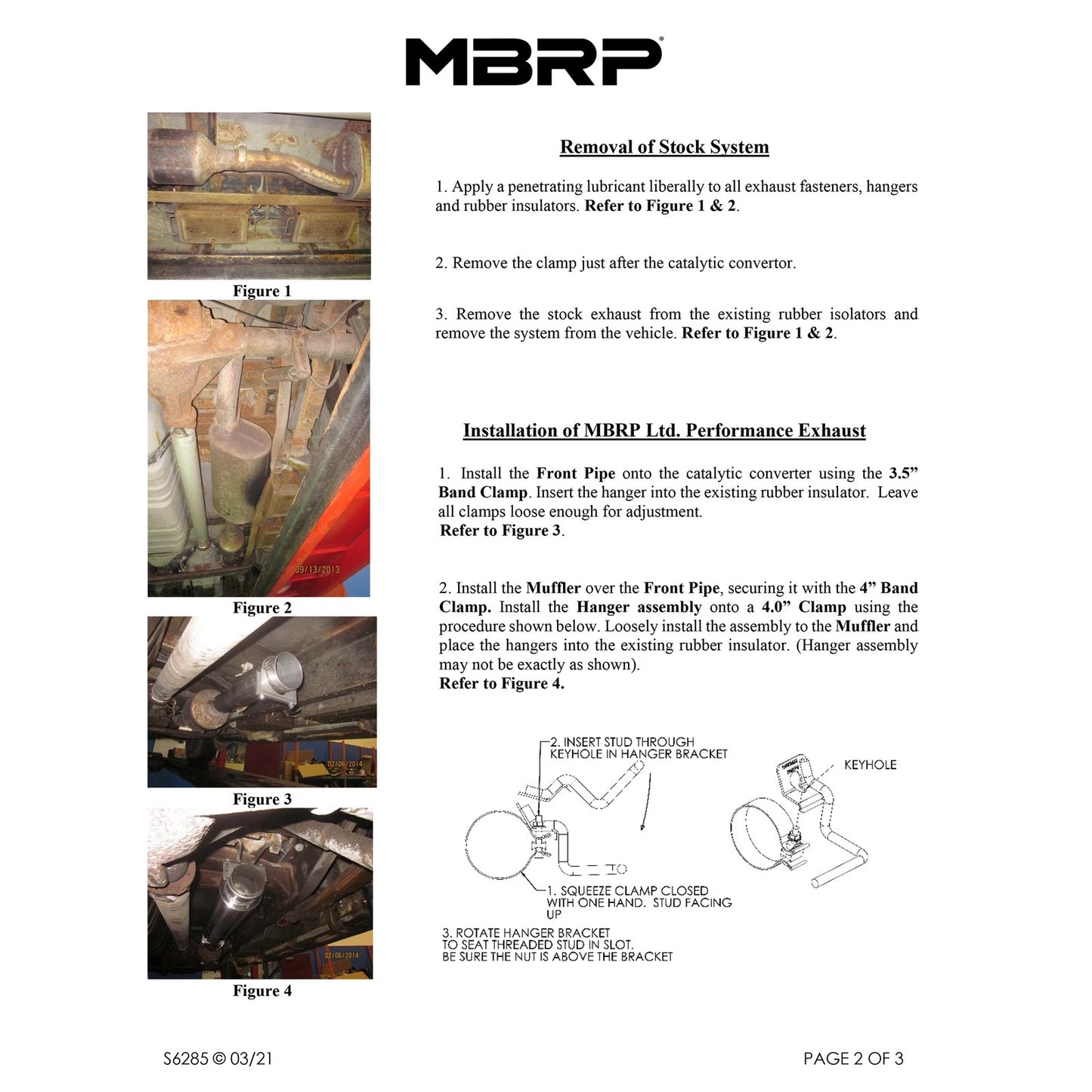 MBRP 4in Cat-Back Single Side Exit Aluminum Exhaust | Ford E-250/E-350 Van 6.0L (04-07) (S6285AL)