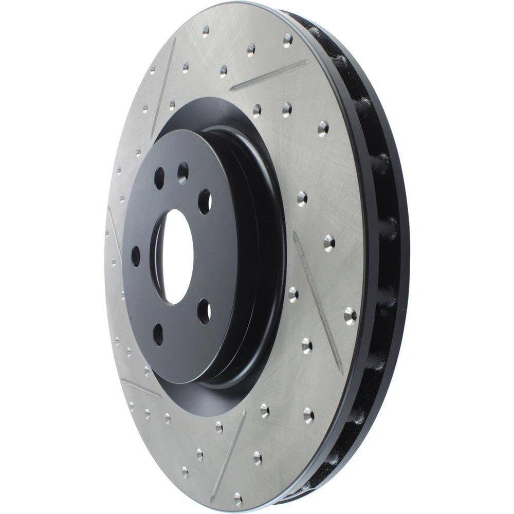 StopTech 127.62124R Front Right Drilled Brake Rotor for 10-15 Camaro / 14-17 SS