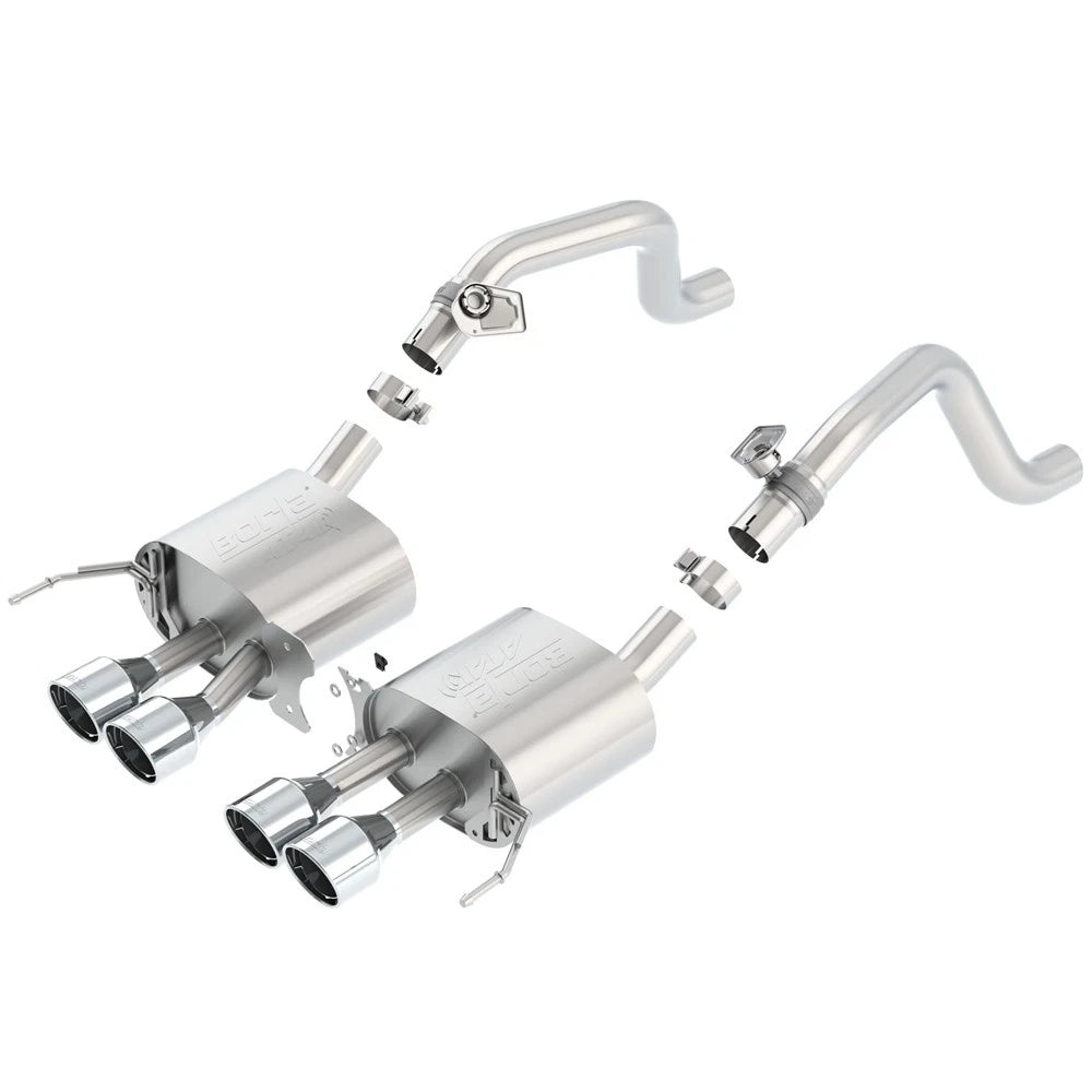 Borla Axle-Back Exhaust System - ATAK | 2014-2019 Chevrolet Corvette 6.2L (11863)
