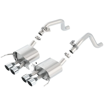 Borla Axle-Back Exhaust System - ATAK | 2014-2019 Chevrolet Corvette 6.2L (11863)