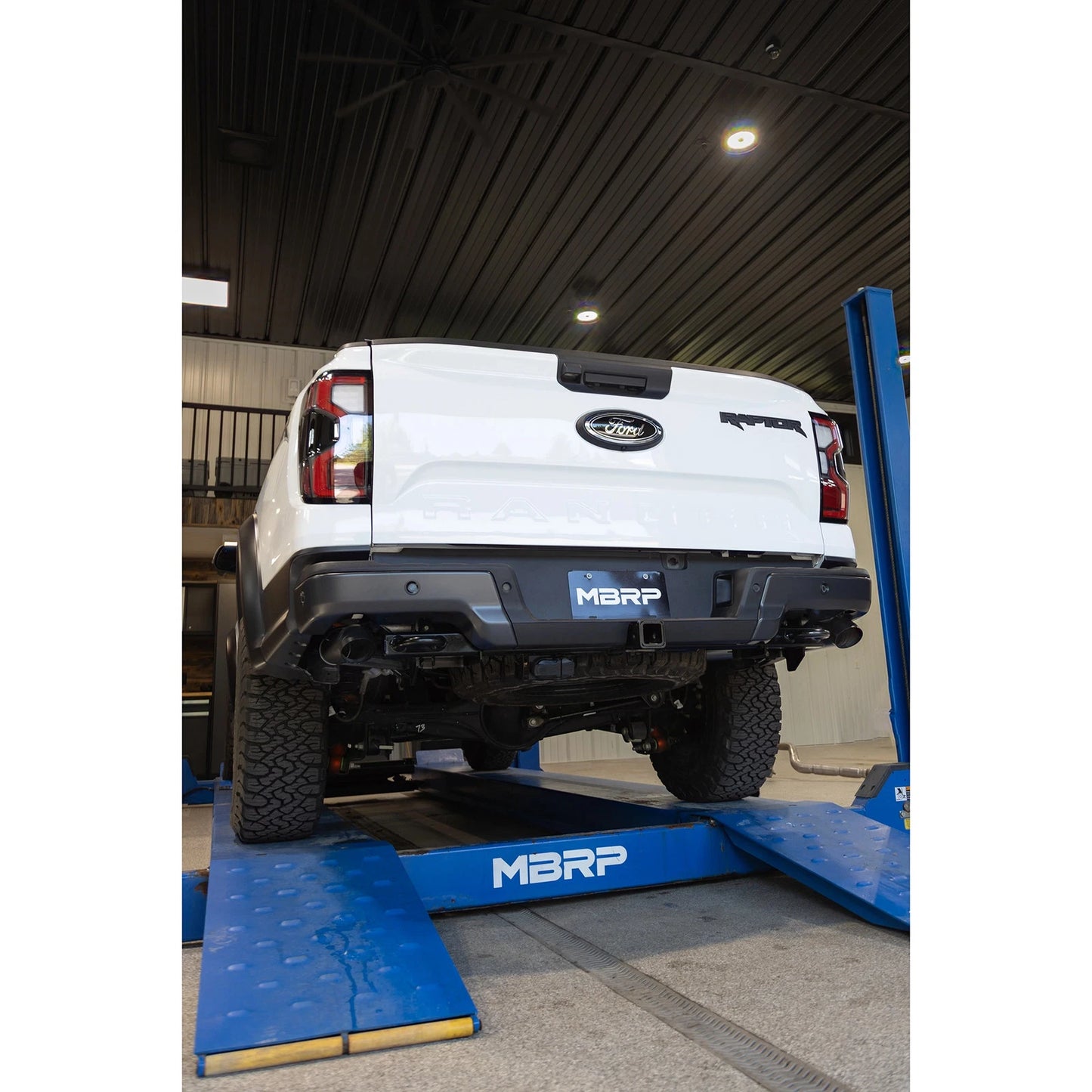 MBRP 3in D&R Axle Back Exhaust | Ford Ranger (22-26) (S5270BLK)