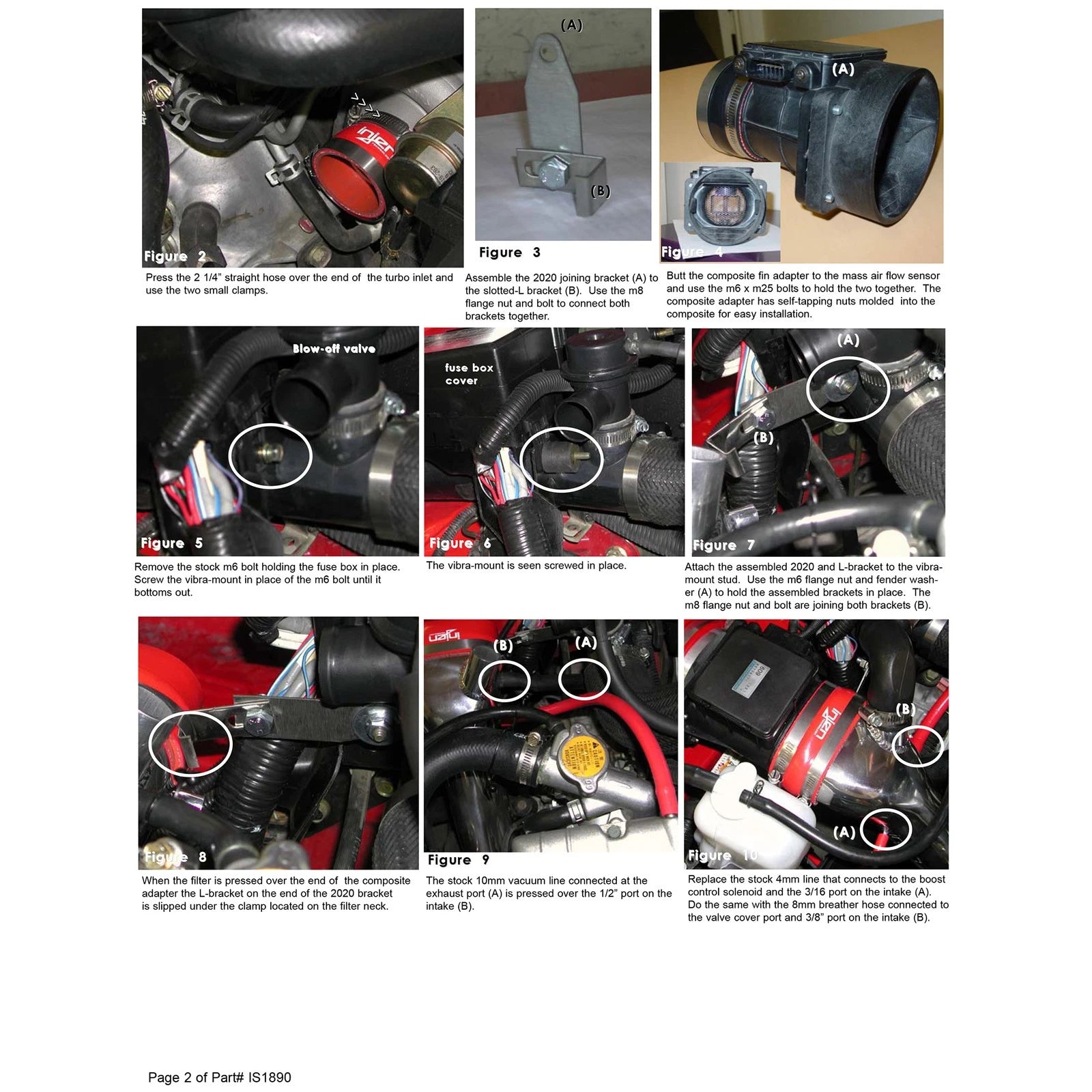 Injen Short Ram Cold Air Intake System | 1995 - 1999 Mitsubishi Eclipse  (IS1890BLK)