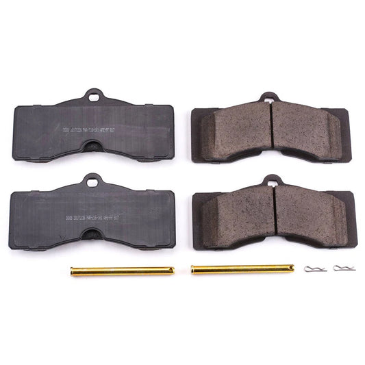 PowerStop 17-008 Ceramic Front Rear Brake Pads for 63-82 Corvette / 1969 Camaro