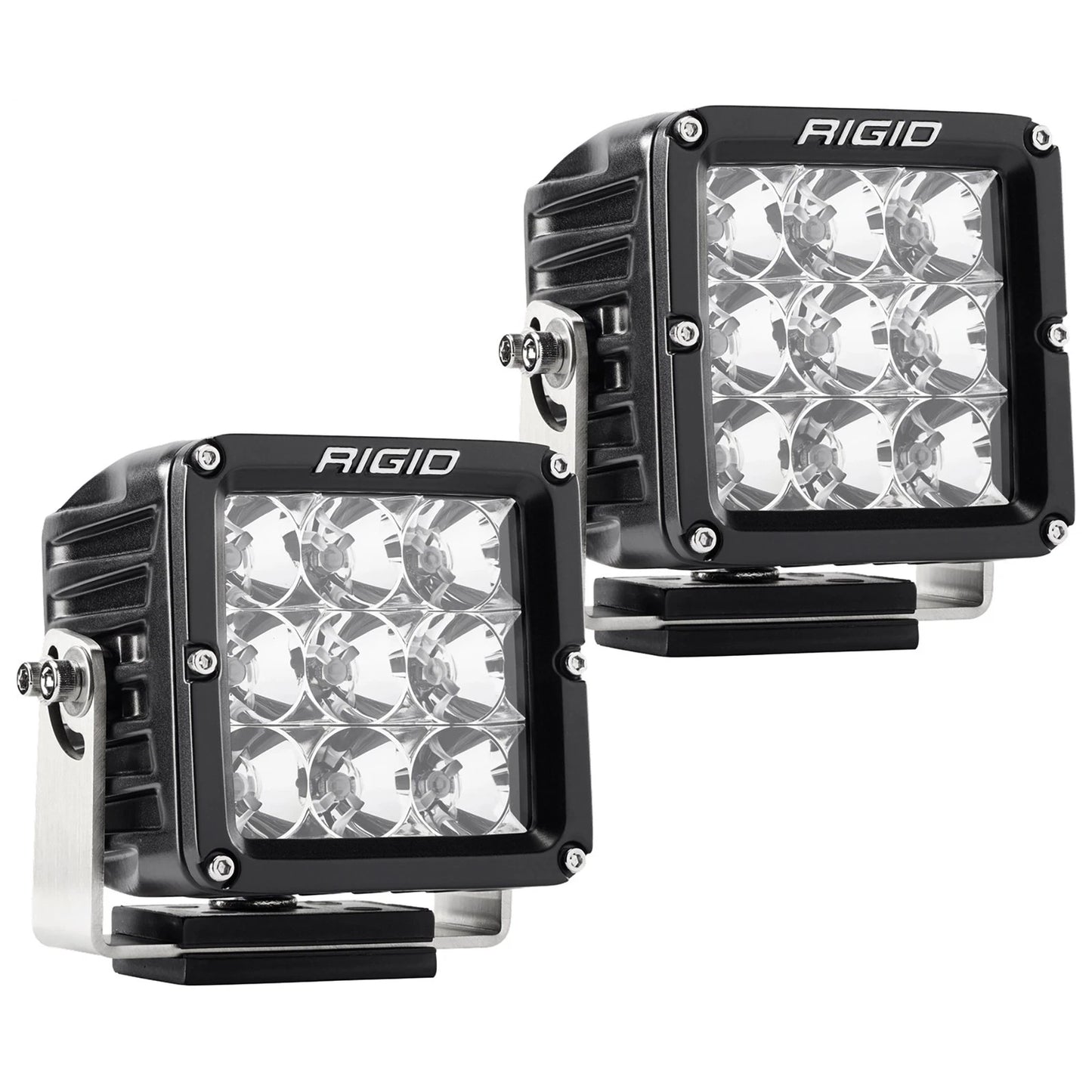 Rigid Industries Rigid D-XL Pro LED Light - Flood / Surface / Black Housing / Pair (RIG322113)