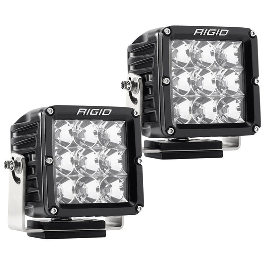 Rigid Industries Rigid D-XL Pro LED Light - Flood / Surface / Black Housing / Pair (RIG322113)