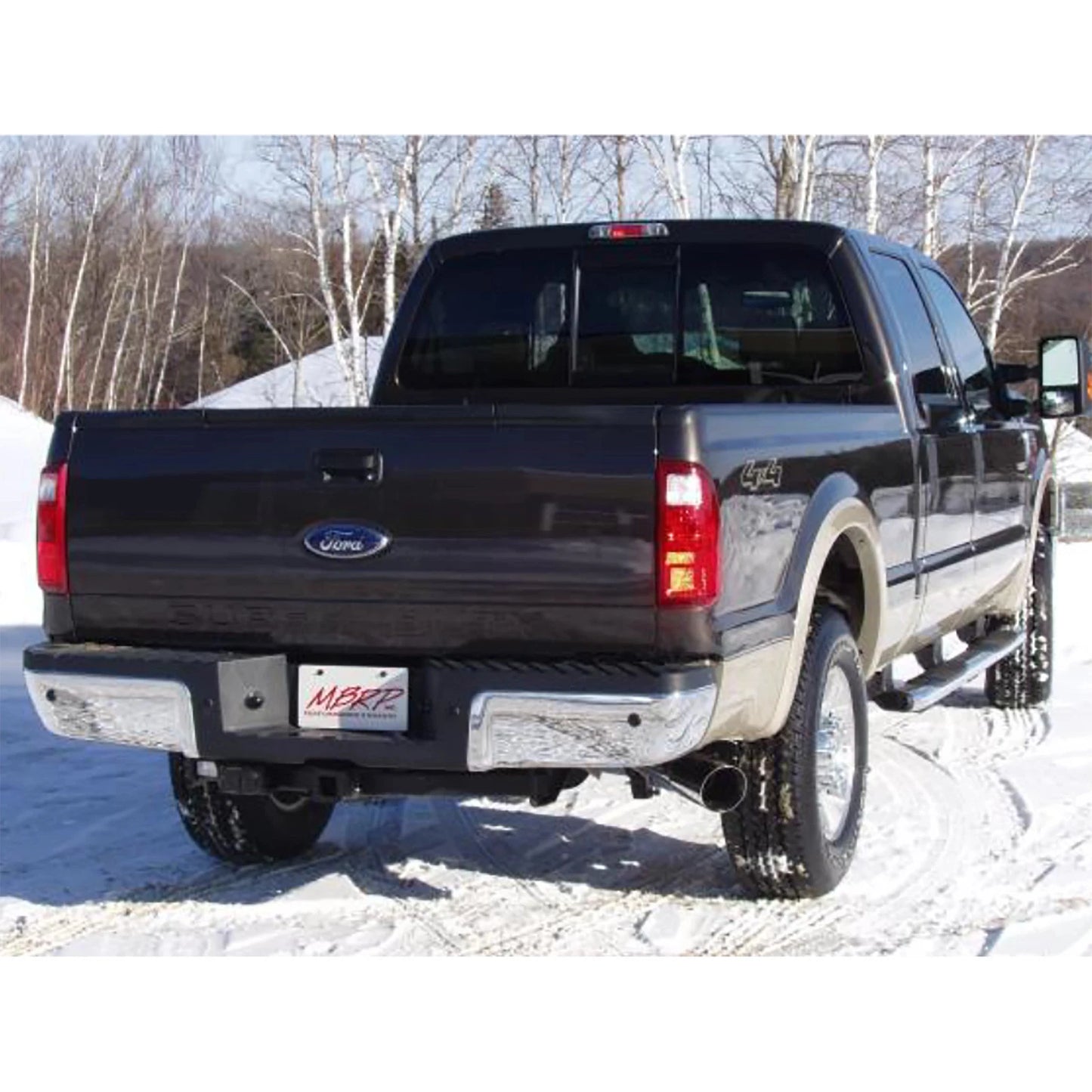 MBRP 08-10 F250/350/450 6.4L Filter Back Single Side Exhaust | F-250/350/450 (S6242BLK)