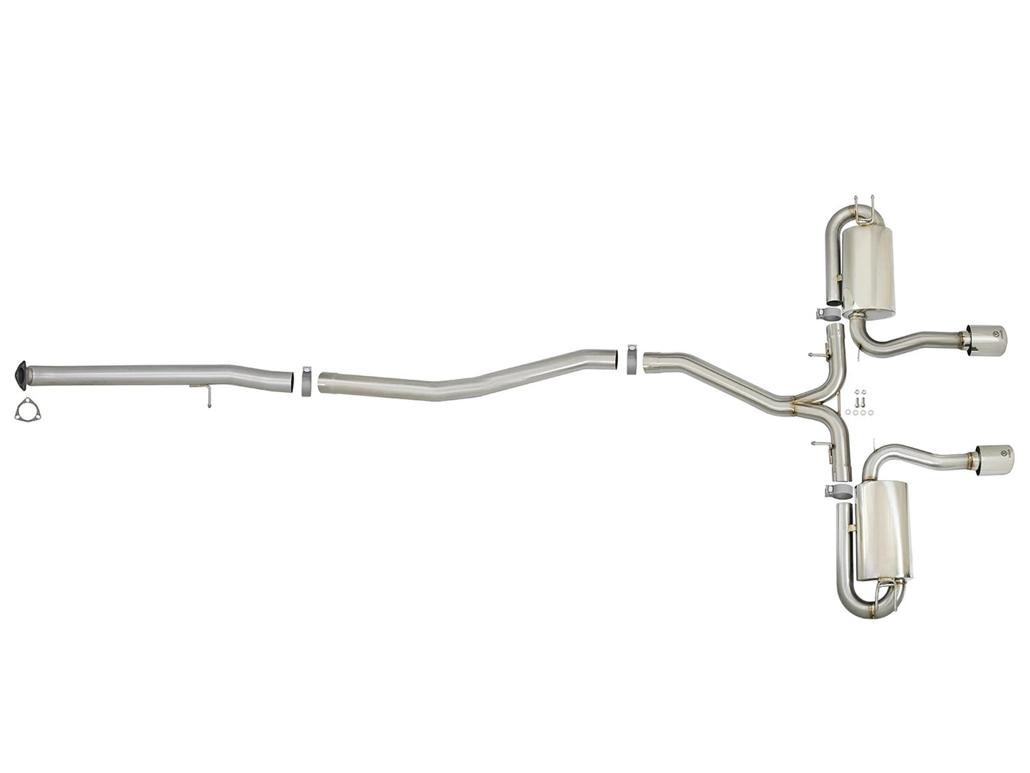 aFe Takeda 3in to 2.5in SS Cat-Back Exhaust Honda Civic Si (17-21) (49-36621-L)