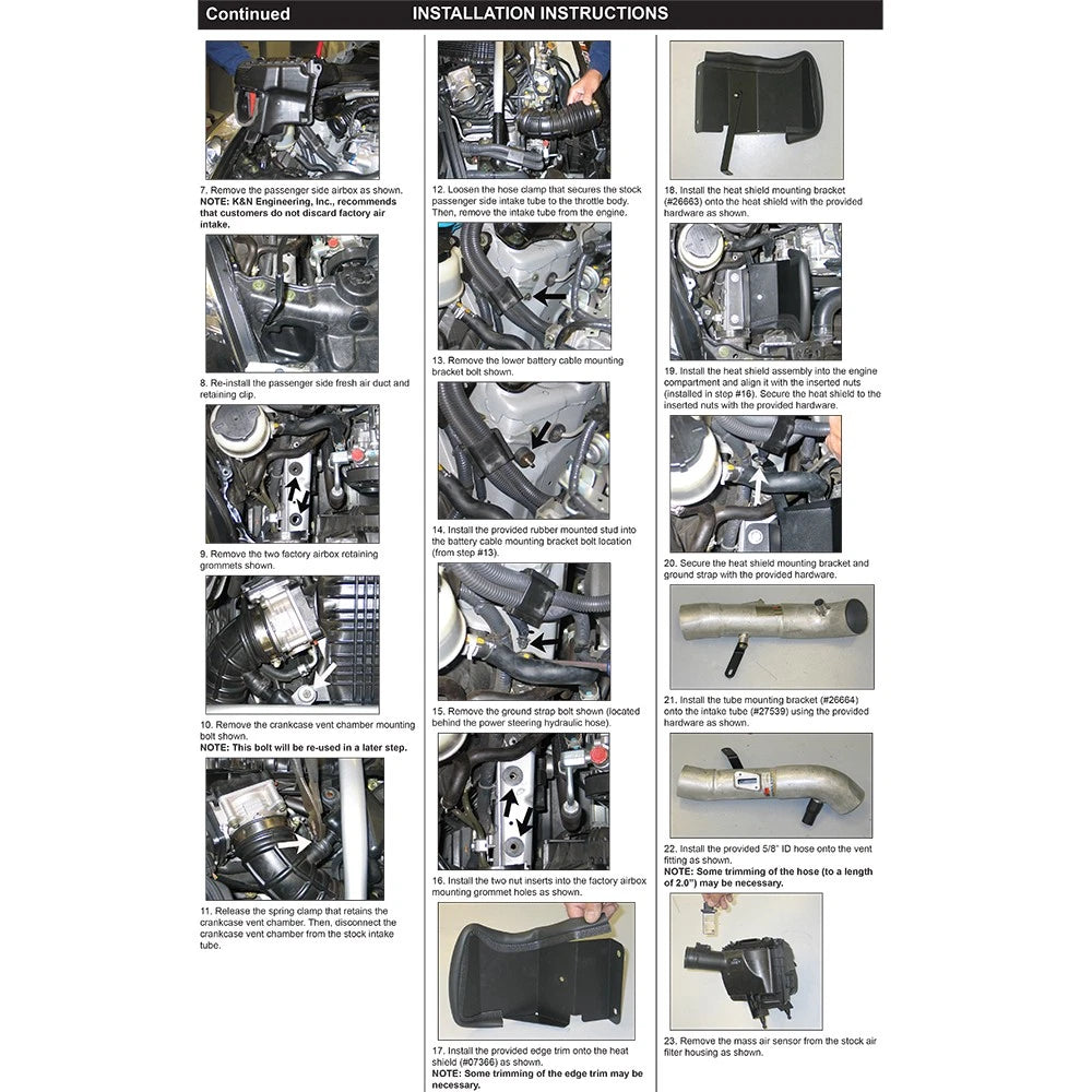 K&N Engineering Short Ram Intake: Nissan 350Z 2007 - 2008