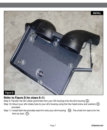 aFe MagnumFORCE Stage-2 P5R Intake | BMW 335i (N54) 07-11 / Z4 35i 09-15 (54-11472)