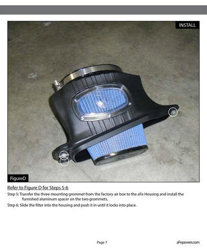 aFe Momentum Pro DRY S Cold Air Intake | Chevy Corvette Z06 (C7) V8-6.2L (15-17) (51-74202-1)