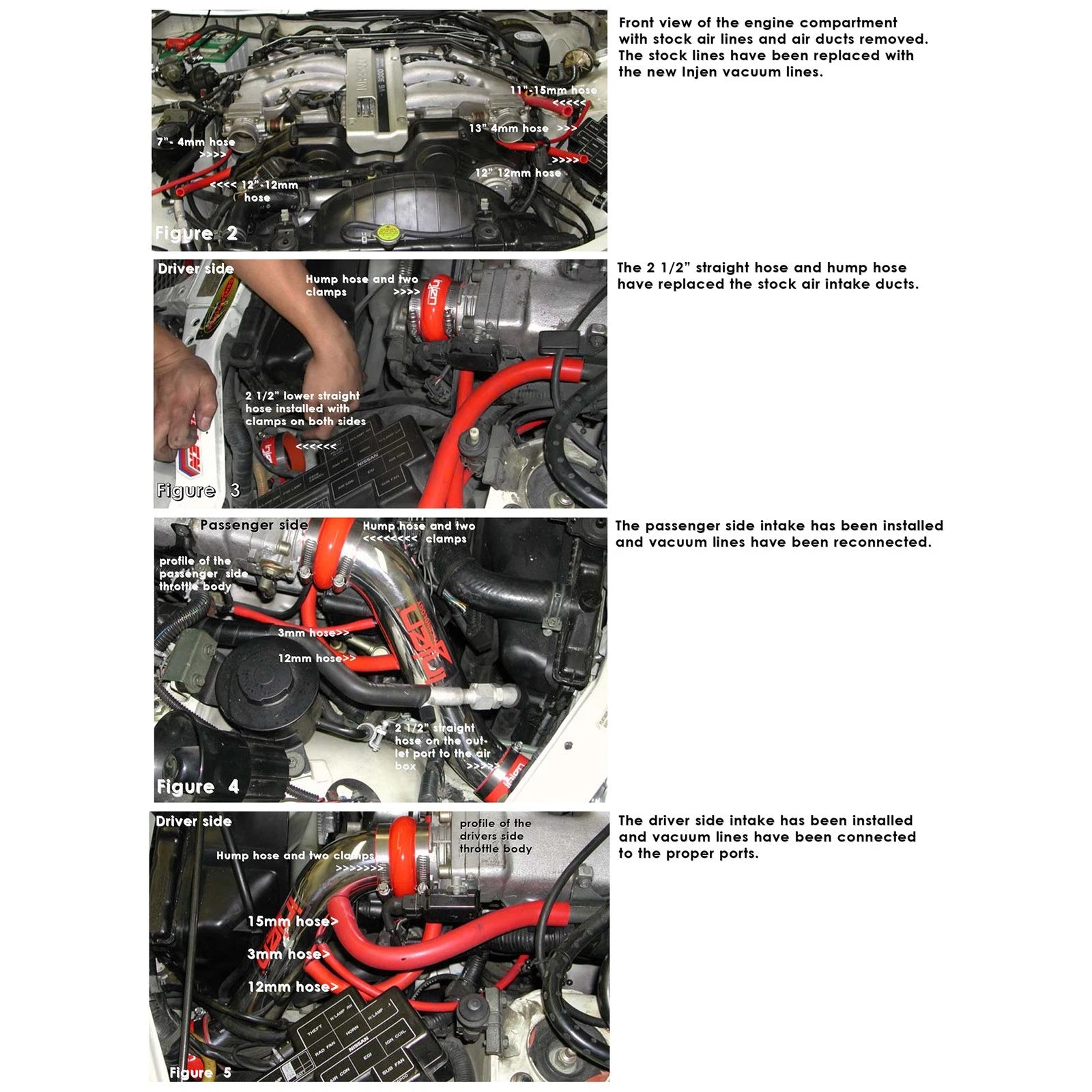 Injen Pipe Only Polished Short Ram Intake System | Nissan 300ZX Non Turbo (90-96) (IS1981P)