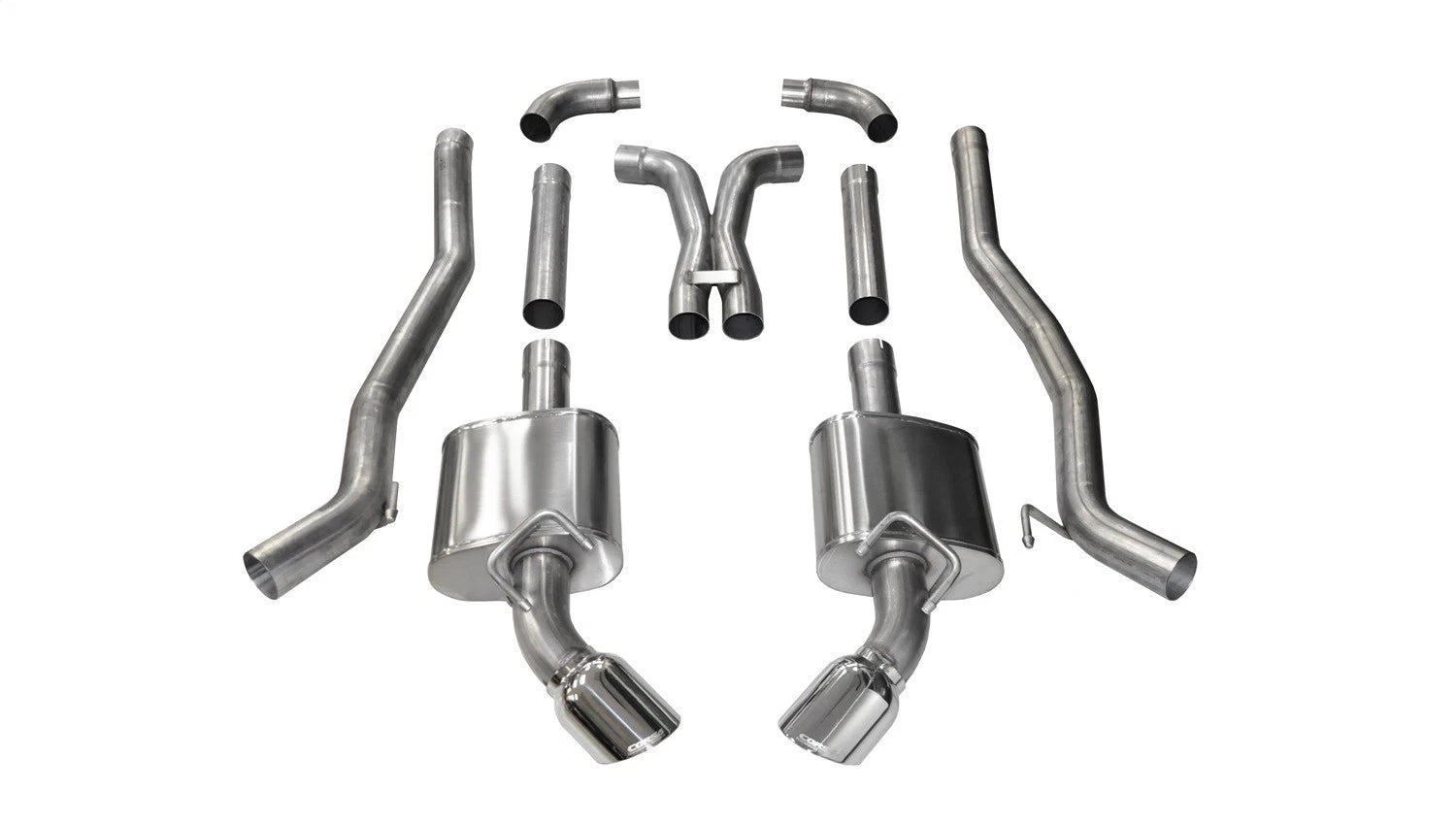 CORSA Xtreme / Cat-Back 4.5 in Single Tips | 2010-15 Camaro SS w.o GFX Coupe MT (14968)