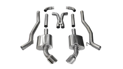 CORSA Xtreme / Cat-Back 4.5 in Single Tips | 2010-15 Camaro SS w.o GFX Coupe MT (14968)