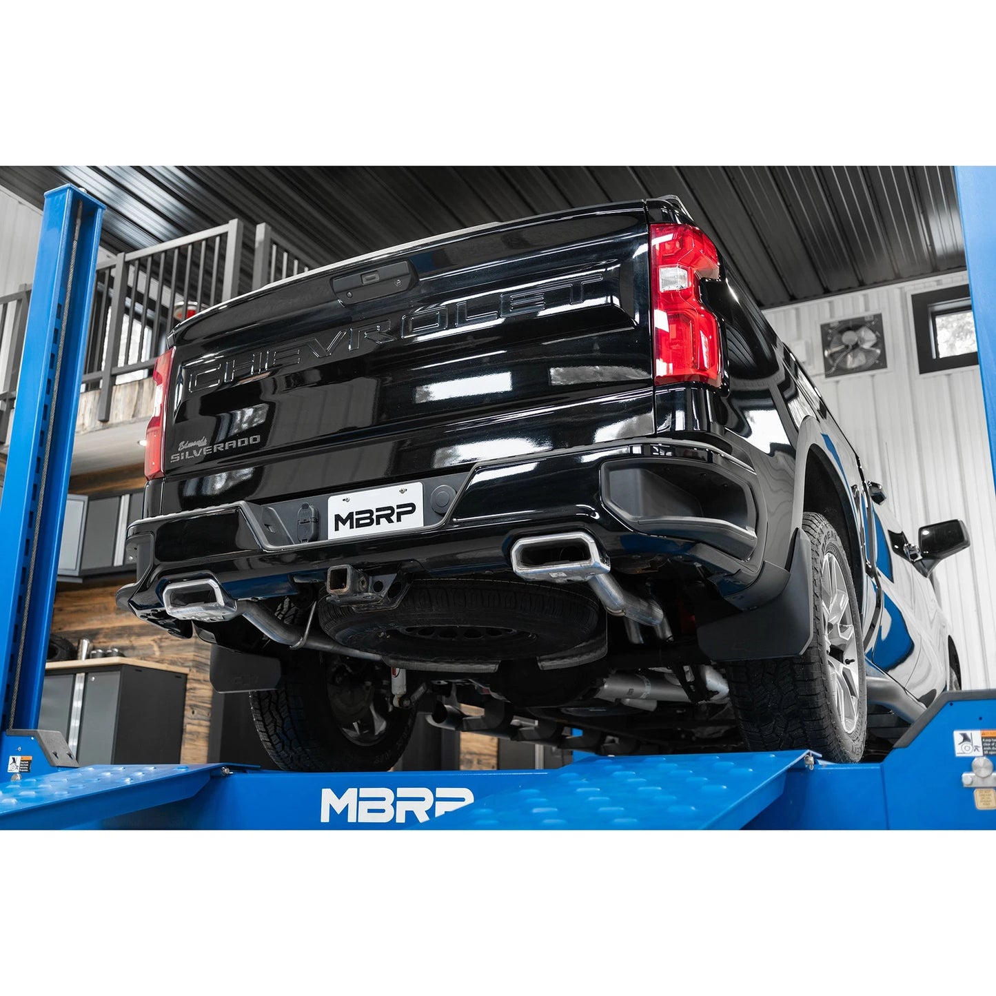MBRP 2.5in Dual Rear Exit Alum Cat-Back Exhaust | Silverado/Sierra 1500 4.3L/5.3L (19+) (S5085AL)