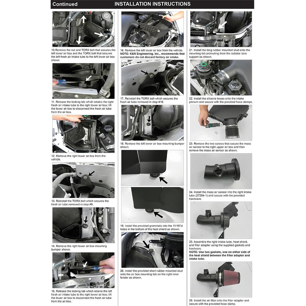 K&N 06-07 BMW M5 5.0L Flat Black Typhoon Short Ram Intake | BMW M5 (06-07) (69-2003TFK)