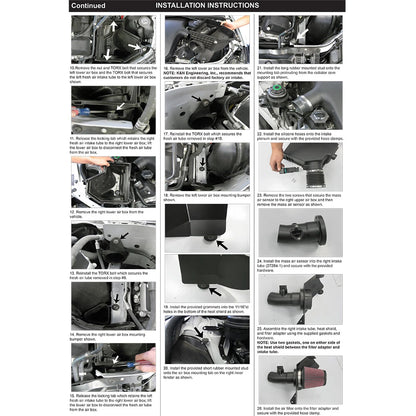 K&N 06-07 BMW M5 5.0L Flat Black Typhoon Short Ram Intake | BMW M5 (06-07) (69-2003TFK)