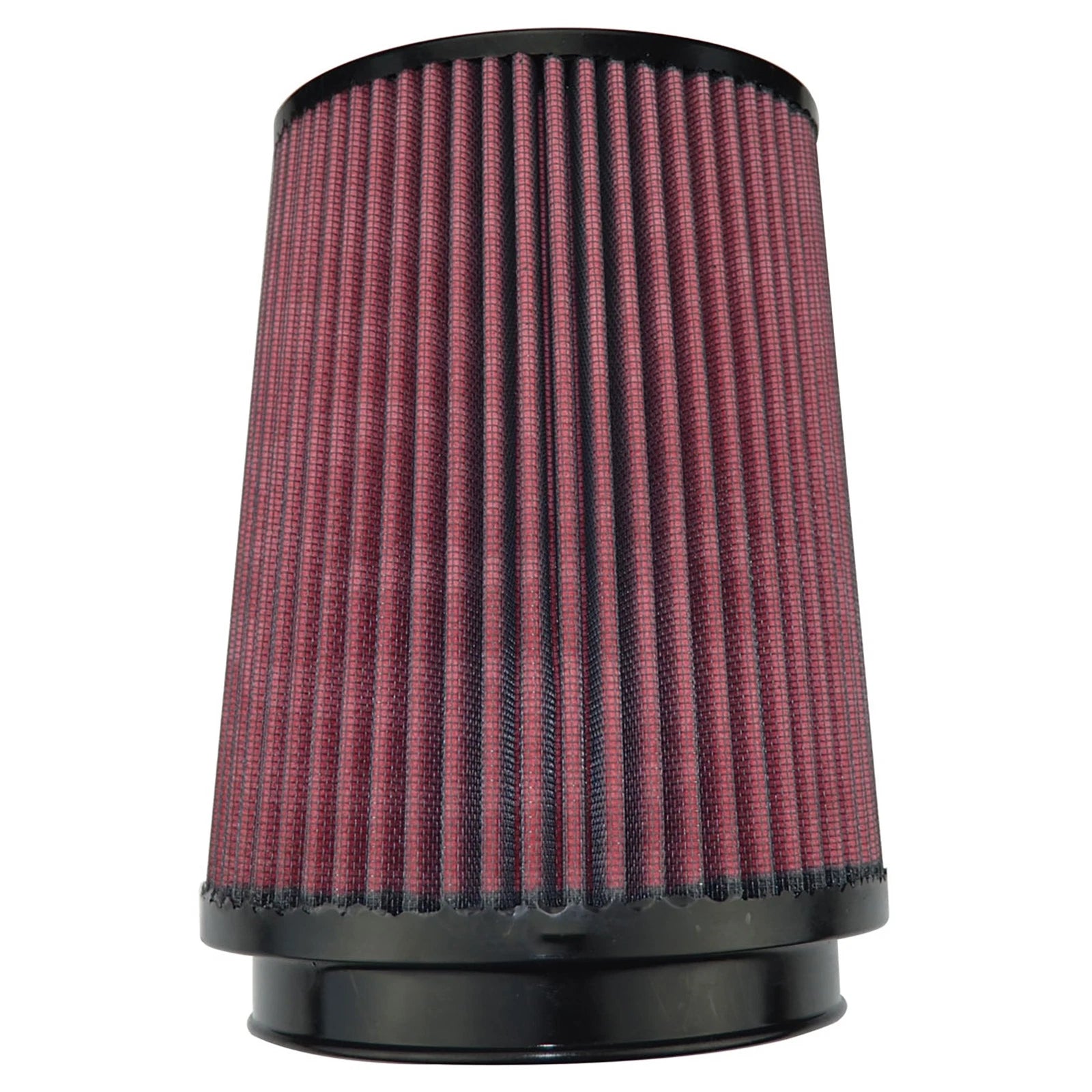 Injen 8-Layer 5in Black Oiled Cotton Gauze Air Filter | Universal (X-1022-BR)