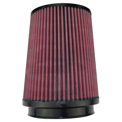 Injen 8-Layer 5in Black Oiled Cotton Gauze Air Filter | Universal (X-1022-BR)