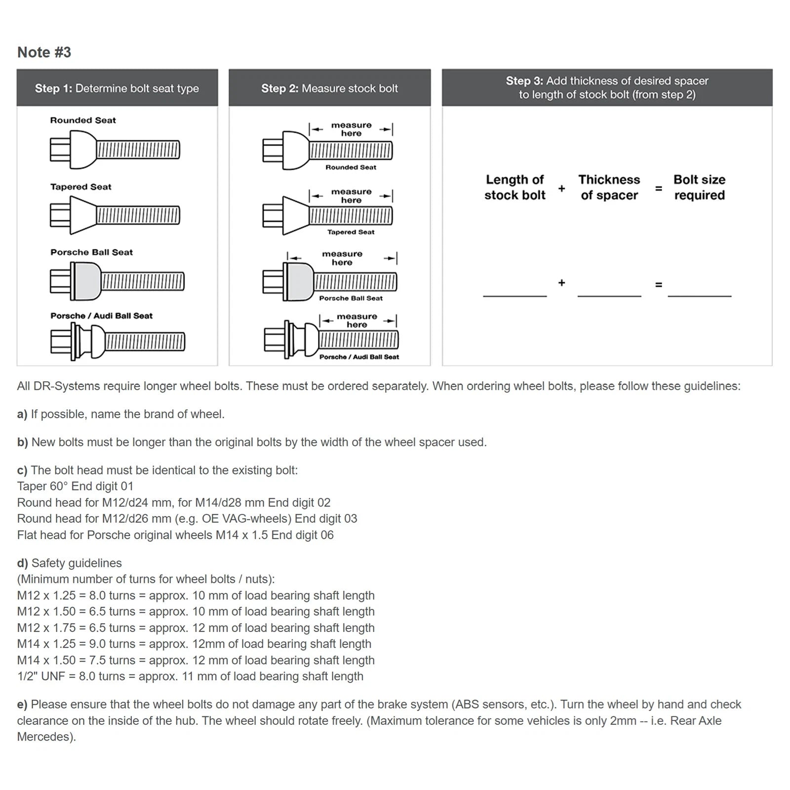 H&R 7mm DR Wheel Adaptor Bolt 5x130 71.6 Bore 14x1.5 | Trak+ Spacers (14957161)