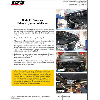 Borla Axle-Back Exhaust System - ATAK | Multiple Fitments (11827)