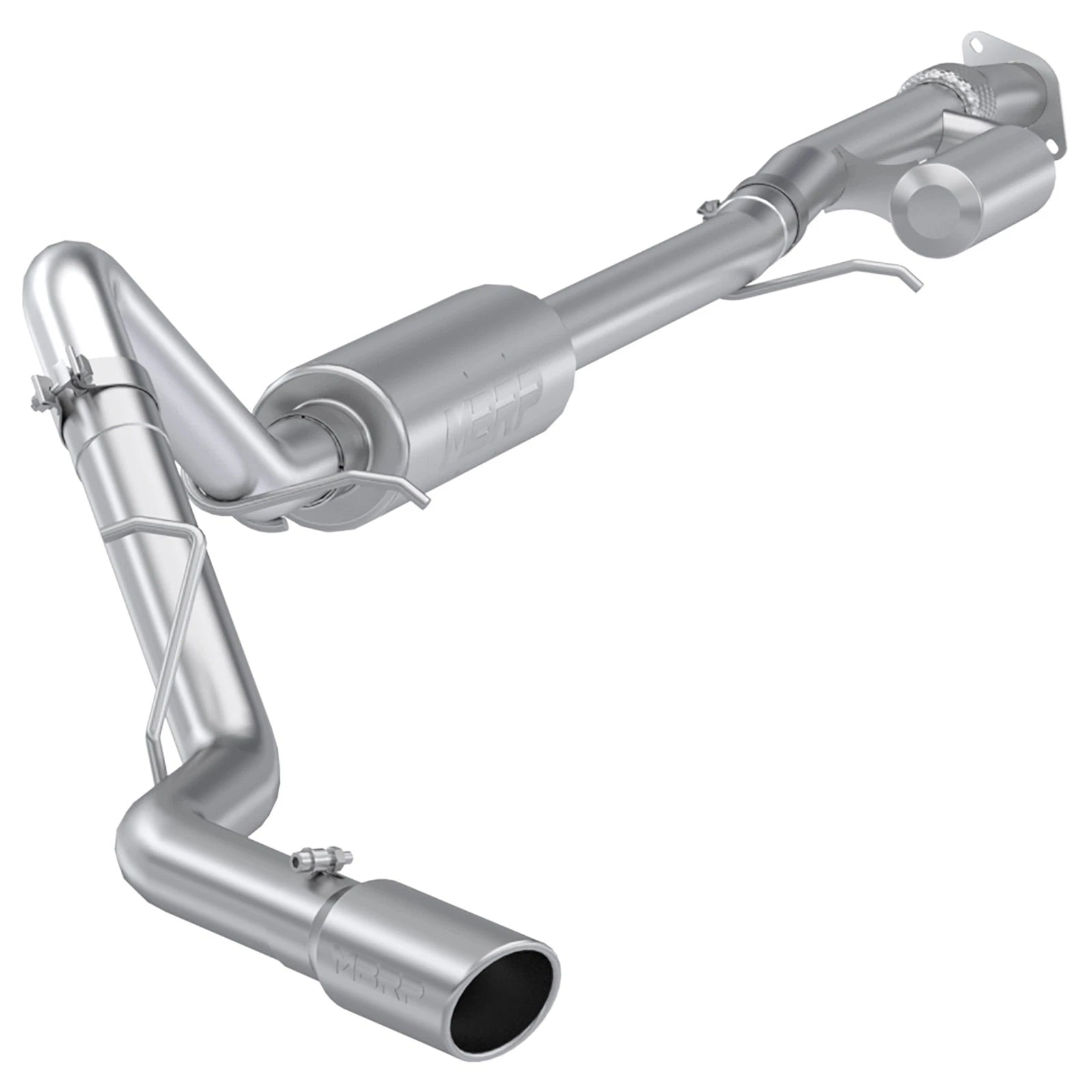 MBRP Alum. Steel 3in Cat-Back | GM 1500 Silverado/Sierra 2019-2024 (S5019AL)