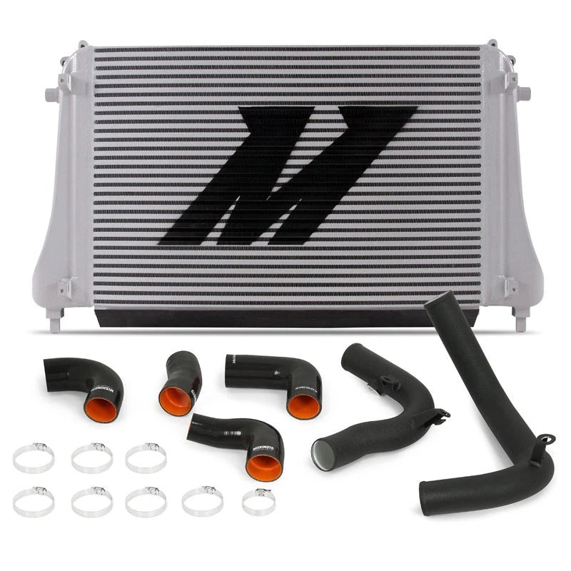 Mishimoto Performance Intercooler Kit w/ Pipes | Volkswagen Golf R / GTI / Golf TSI (15+)(MMINT-MK7-15KWBK)