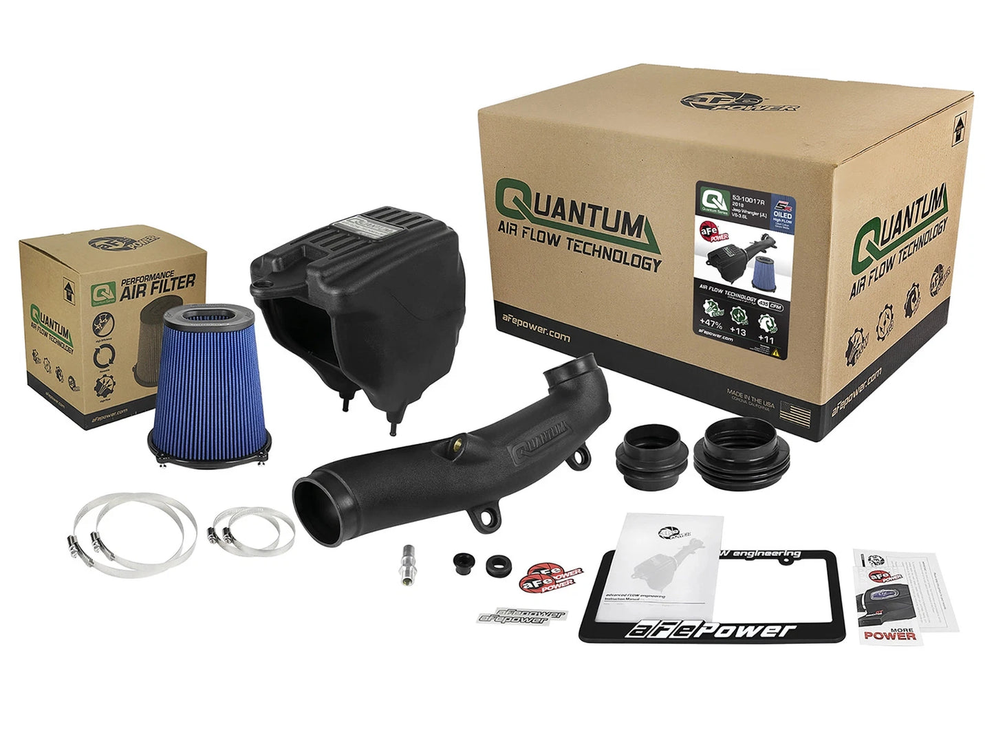 aFe Quantum Pro 5R Cold Air Intake System | Jeep Wrangler (JL) V6-3.6L (18-19) (53-10017R)
