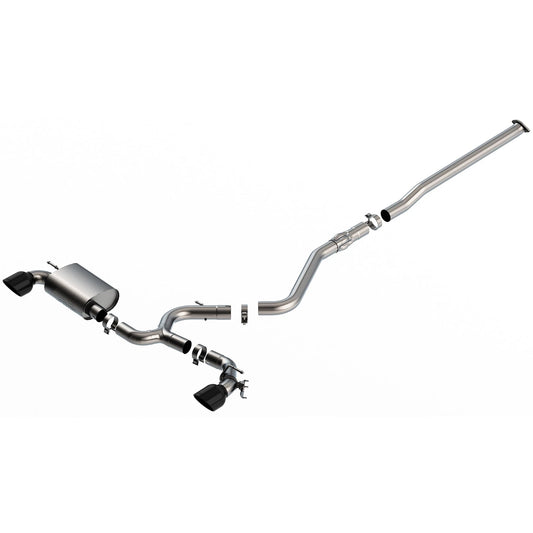 Borla ATAK Catback Exhaust | Hyundai Kona N 2.0L Turbo (22-23) Black Chrome (140926BC)