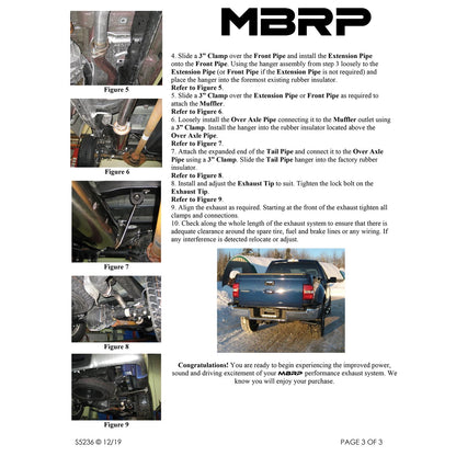 MBRP 3in T409 Cat-Back Single Side Exit Exhaust | Ford F150 V6 Ecoboost (11-12) (S5236409)